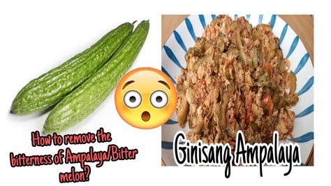 how to remove bitterness of ampalaya|How to Remove Bitter Taste from AMPALAYA .